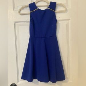 Aqua, Blue dress tank top dress